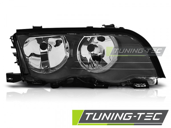 Upgrade Scheinwerfer rechts für BMW 3er E46 Lim./Touring/Coupe/Cabrio 98-01 schwarz